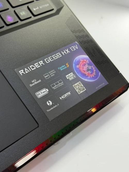 MSI RAIDER PRO GAMING I9-13950HX/32GO DDR5/1TB SSD NVME/NVIDIA RTX 4060 08GO 140W