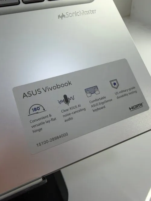 ASUS VIVIBOOK 15 PRO CORE 5 / 16 GO DDR5 / 512 SSD NVME
