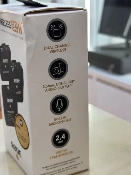 MICROPHONE SANS FIL RODE WIRELESS GO II DUAL CHANNEL