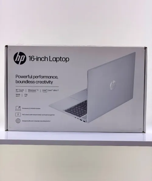 HP OMNIBOOK 5 PRO AI 16 TACTILE ULTRA-7 255/16GO DDR5/1TB SSD NVME GEN5/INTEL R GRAPHIQUE 08 GO