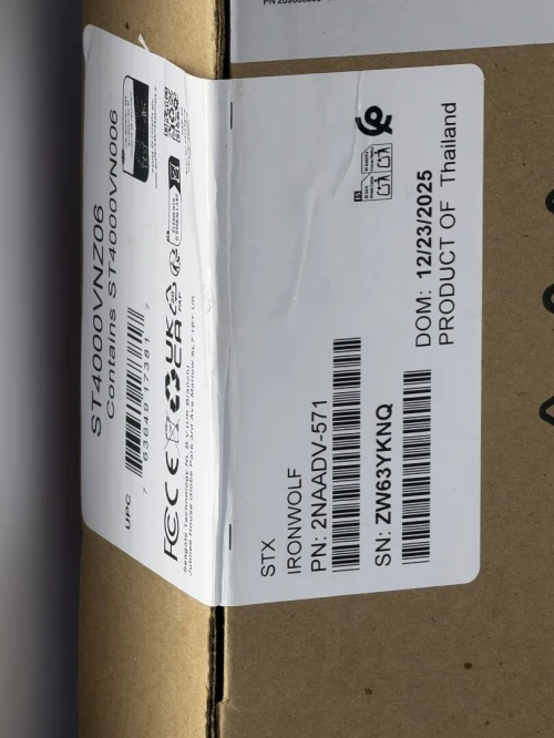DISQUE DURE 3.5 SATA SEAGATE IRONWOLF 4TB