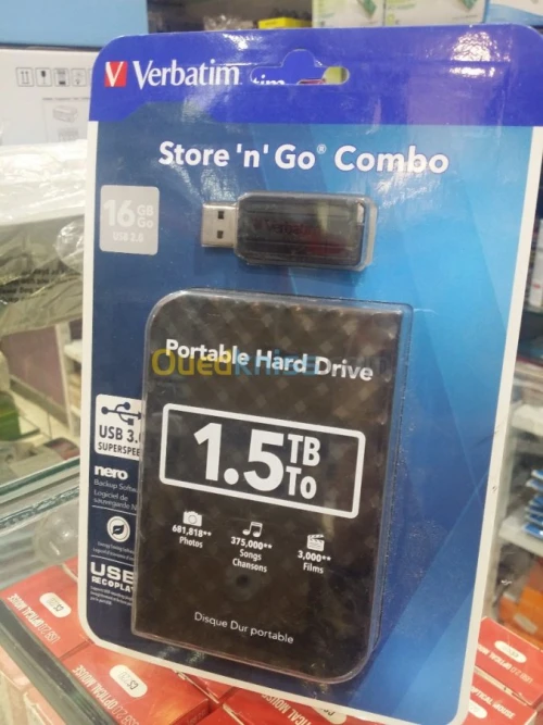 DISQUE DUR EXTERNE Verbatim Seagate
