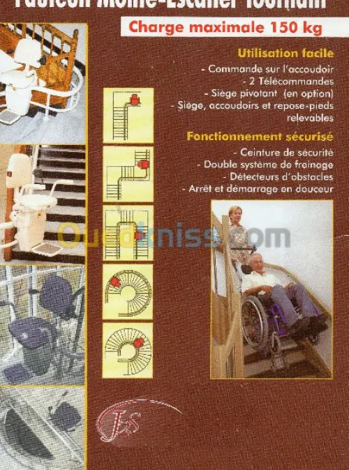 FAUTEUIL MONTE ESCALIER DROIT