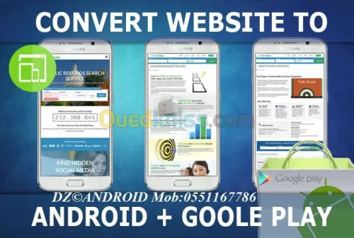 Développeur vers smartphone et tablet