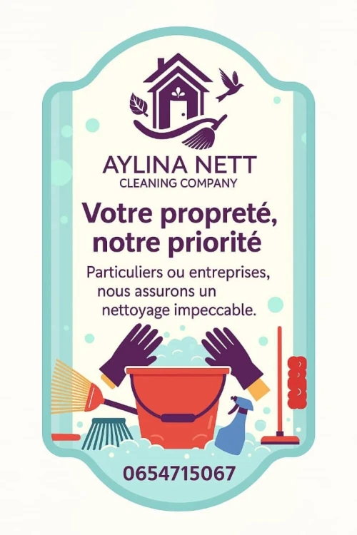AYLINA NETT شركة تنظيف LPP, AADL, LSP, VILLAS, ETC