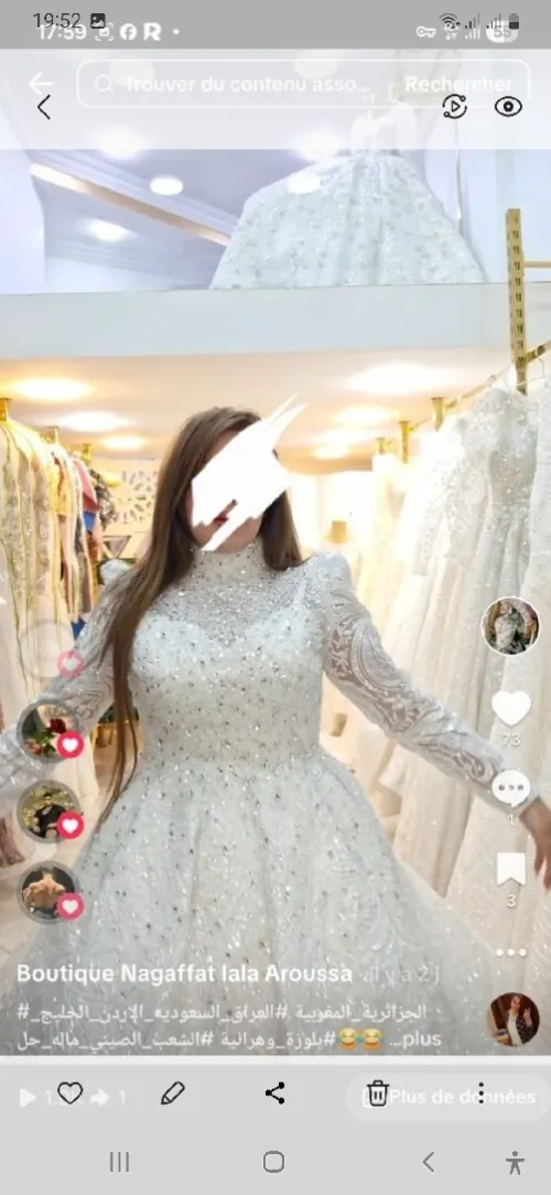 Larobe de mariage