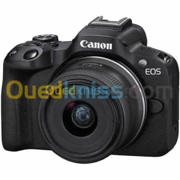 CANON EOS R50 - APPAREIL PHOTO HYBRIDE 4K - RF-S 18-45MM STM - 24,2 MP - WI-FI - BLUETOOTH - TACTILE