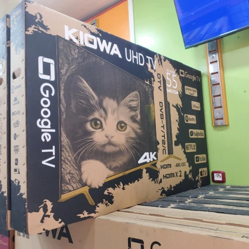 Tv Kiowa 55"P Google tv 4K 140Cm توصيل العاصمة فقط