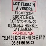 Vente Terrain Tlemcen Honaine