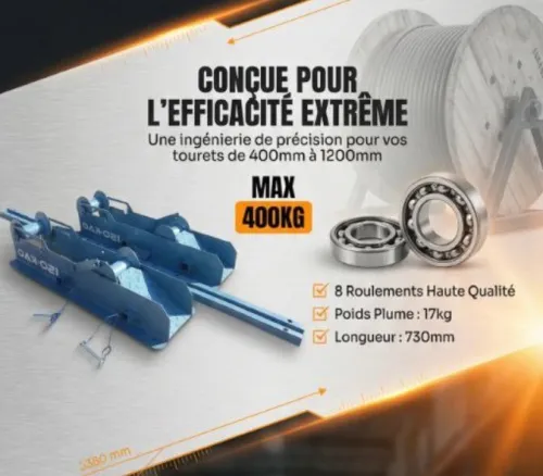 dérouleuse de fibre optique