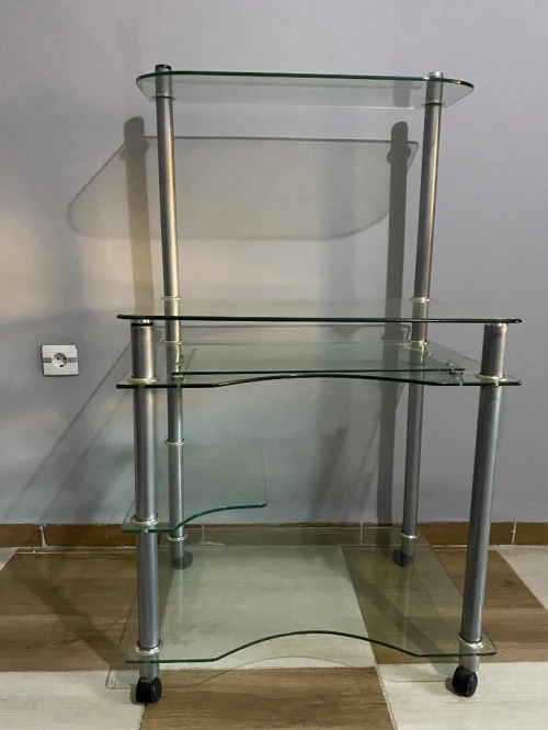 Table de pc en verre