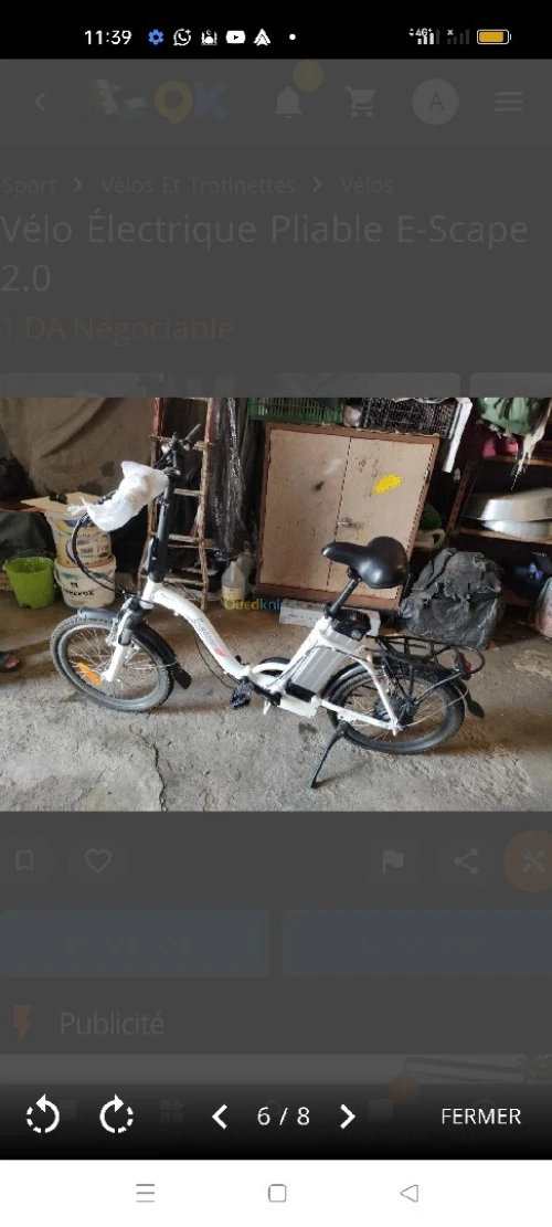Vélo électrique pliable E-Scape 2.0