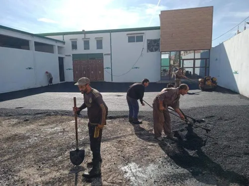 Travaux de goudron
