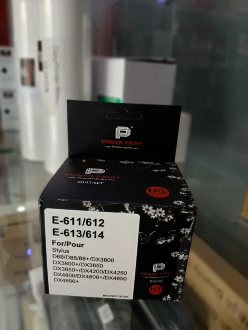 CARTOUCHE EPSON E-611/612/613/614 POWER PRINT 