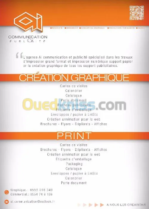 Communication & publicité.