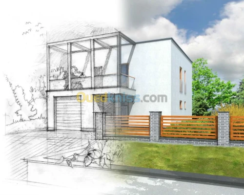 Dessin plan architecture