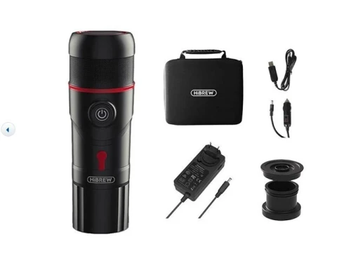 Machine à café portable  Hibrew pour voiture et maison, cafetière expresso DC12V Fit Ncomputing, capsule de café en poudre Dolce Pod H4