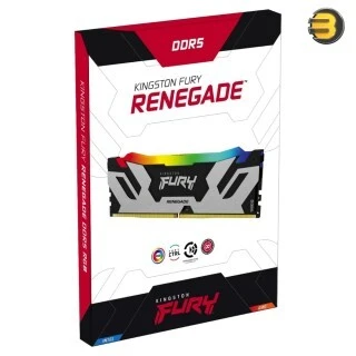 Kingston FURY Renegade RGB 32 GB (2 x 16 GB) DDR5 6400 MHz CL32 - White