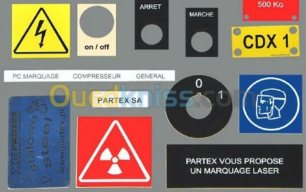  GRAVURE ET DE DÉCOUPE AU LASER