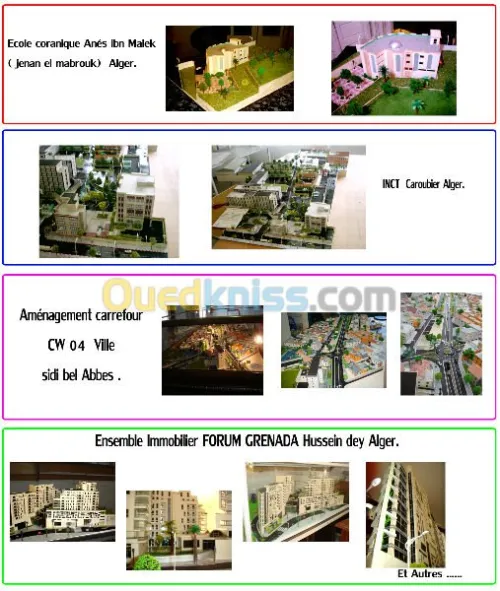 Réalisation ds maquettes 