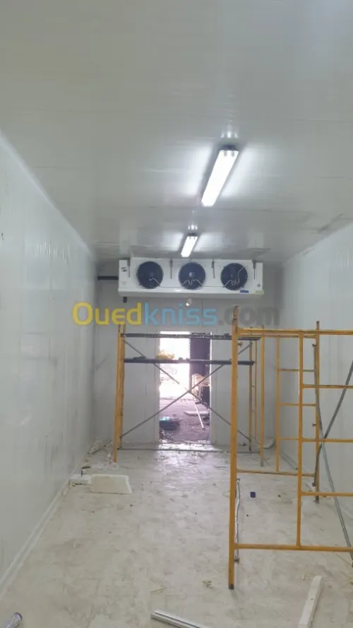 installation des chambres froides