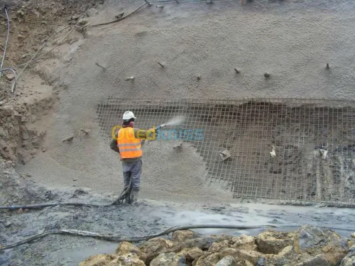 béton projeté / réhabilitation bati