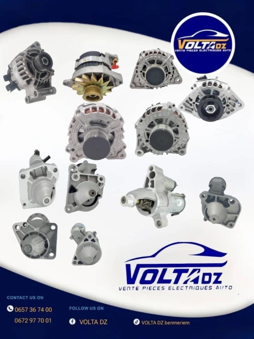 Vente tout type de démarreur et alternateur renault,peugeot,fiat,ford,skoda,vw,seat,audi,bmw 
