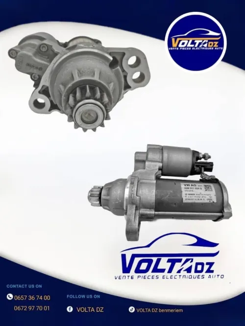 Démarreur vw polo, seat ibiza, skoda Fabia moteur MPI 