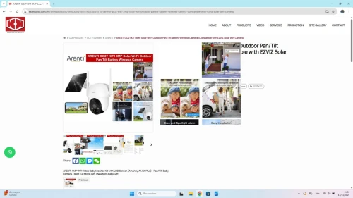 vend caméras de surveillance solaire
