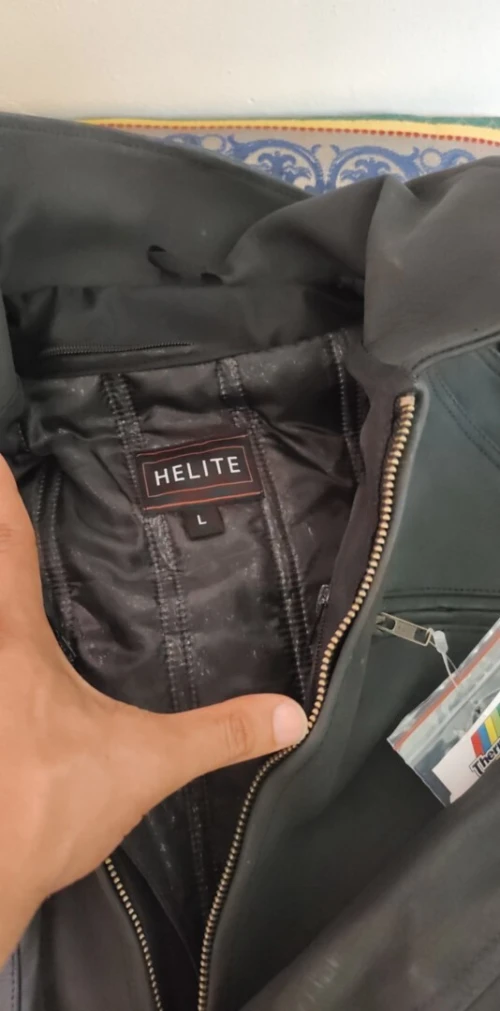 Blouson de moto en cuir Neuf (taille L) 