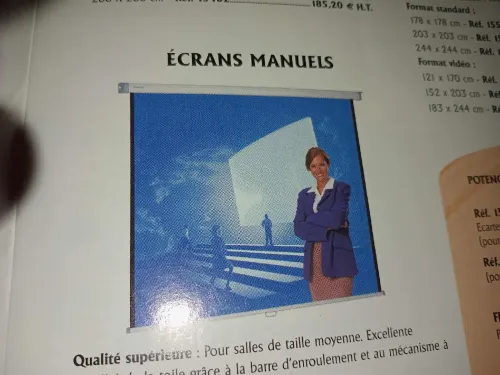 Écran de projection 