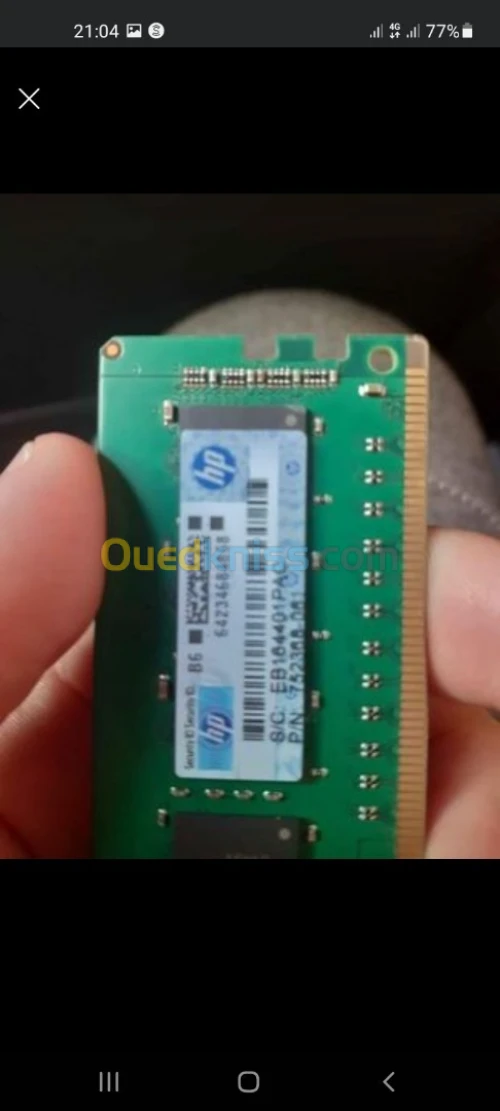 Ram 8 ddr4 hp 