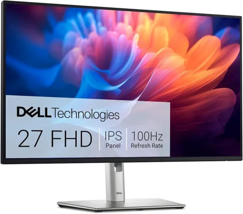 Ecran Dell P2725H 27 pouces large en FHD avec 100Hz/dalle IPS 16:9ème/5ms/HDMI/DisplayPort/VGA/USB