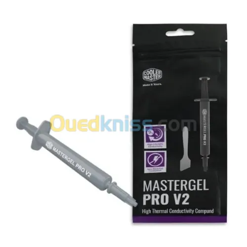 COOLER MASTER MASTERGEL PRO V2 - PÂTE THERMIQUE HAUTE PERFORMANCE - 1.5 ML - JUSQU'À 240 DEGRÉ 