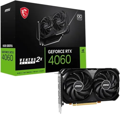 CARTE GRAPHIQUE MSI GeForce RTX 4060 8GB X2 VENTUS NEW