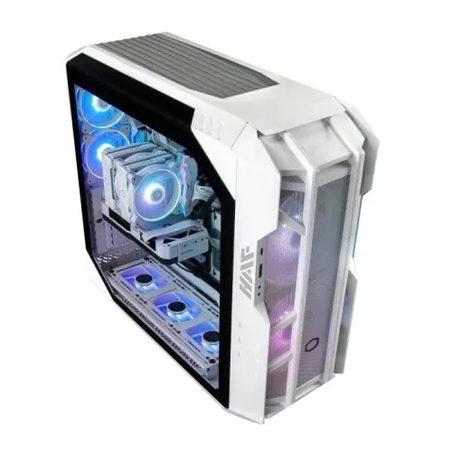 COOLER MASTER HAF 700 - BOÎTIER GRAND TOUR - 5 FAN INCLUS - VERRE TREMPÉ - HUB ARGB 5 PORTS - BLANC
