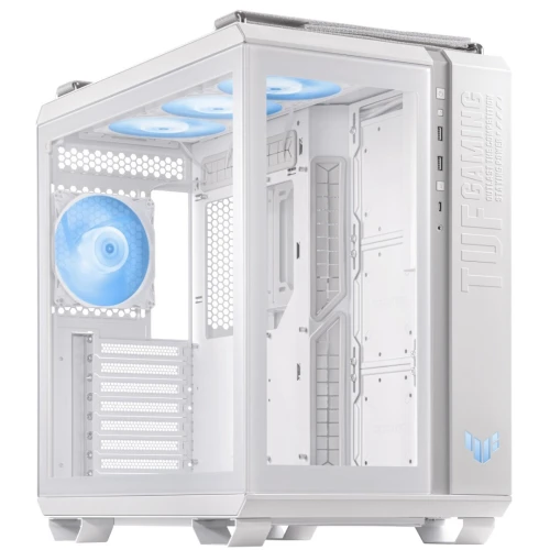 BOITIER ASUS TUF GAMING GT502 PLUS - BOITIER GAMING MOYEN TOUR 360MM - 4 FAN 120MM RGB - ATX - WHITE