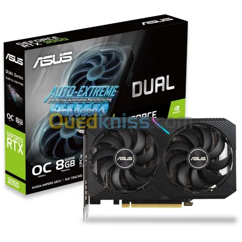 CARTE GRAPHIQUE ASUS  GeForce RTX 3050 V2 OC Edition 8 Go GDDR6