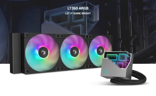 WATERCOOLING DEEPCOOL LT360 BLACK ARGB