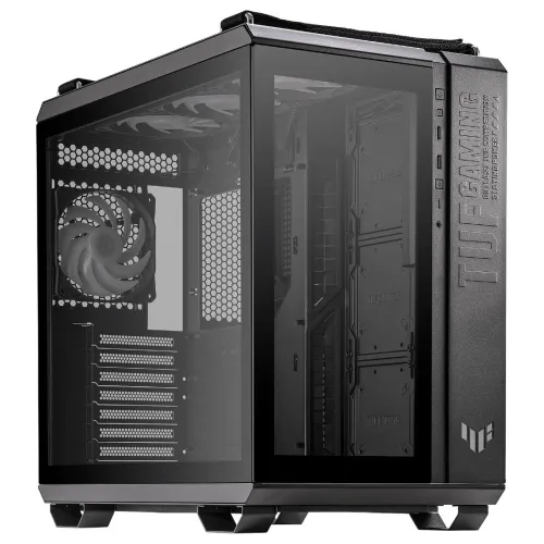 ASUS TUF GAMING GT502 PLUS - BOITIER GAMING - 4 FAN 120 MM - MICRO ATX - ATX/EPS - NOIR