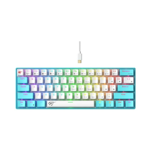 CLAVIER MECANIQUES HAVIT KB-903L BLUE-RED-SW60%