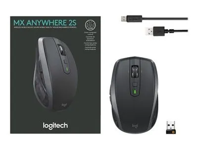 LOGITECH - Souris sans fil MX Anywhere 2S - Noir