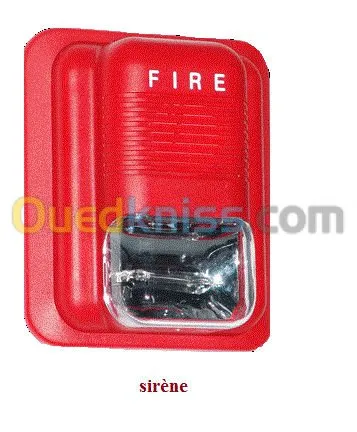 Alarme détection d'incendie