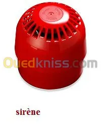 Alarme détection d'incendie