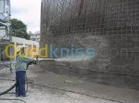 projection de béton 