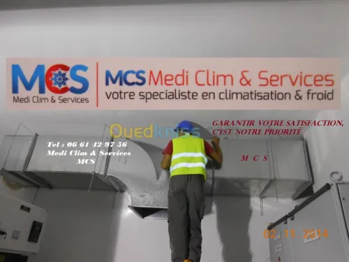 tous travaux de climatisation & froid