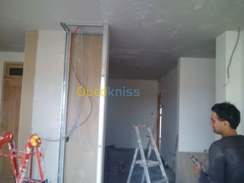 placo (BA13) et faux plafond