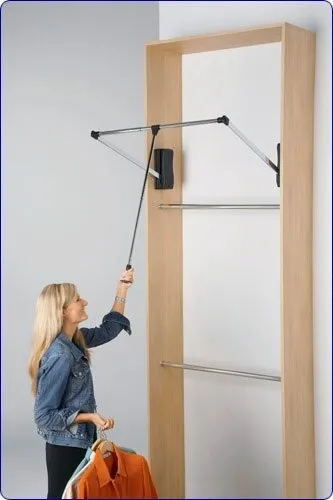 Penderie Rabattable Tringle à Vêtements
