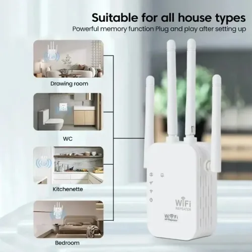 wifi repeater extender 4 antennes 