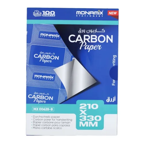 papier carbon blue